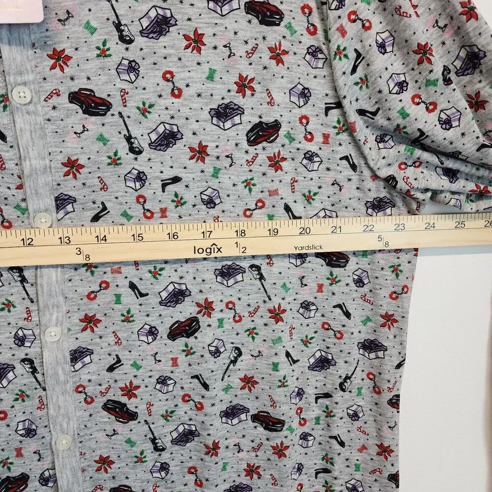 Savage X Fenty Mens Holiday Jumper Pajamas Size M Long Johns Open Back One Piece